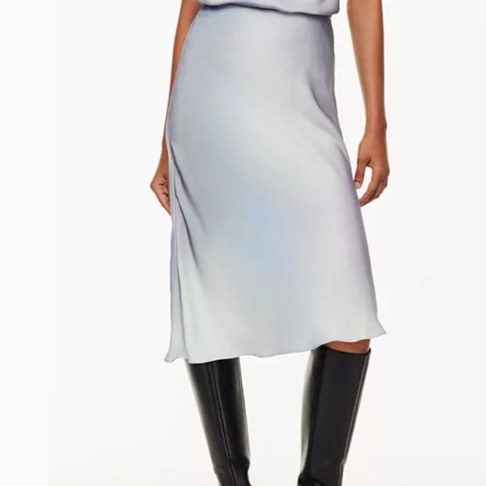 Aritzia | Babaton | Midi Slip Skirt | Pull Up elastic waist high rise | Women 00